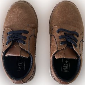 Toddler boy brown dress shoes